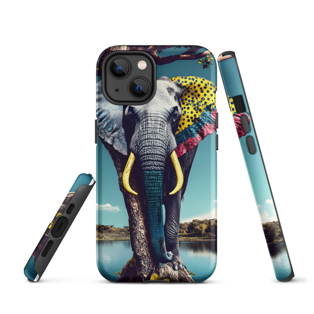 Playful Elegance: The Surreal Elephant