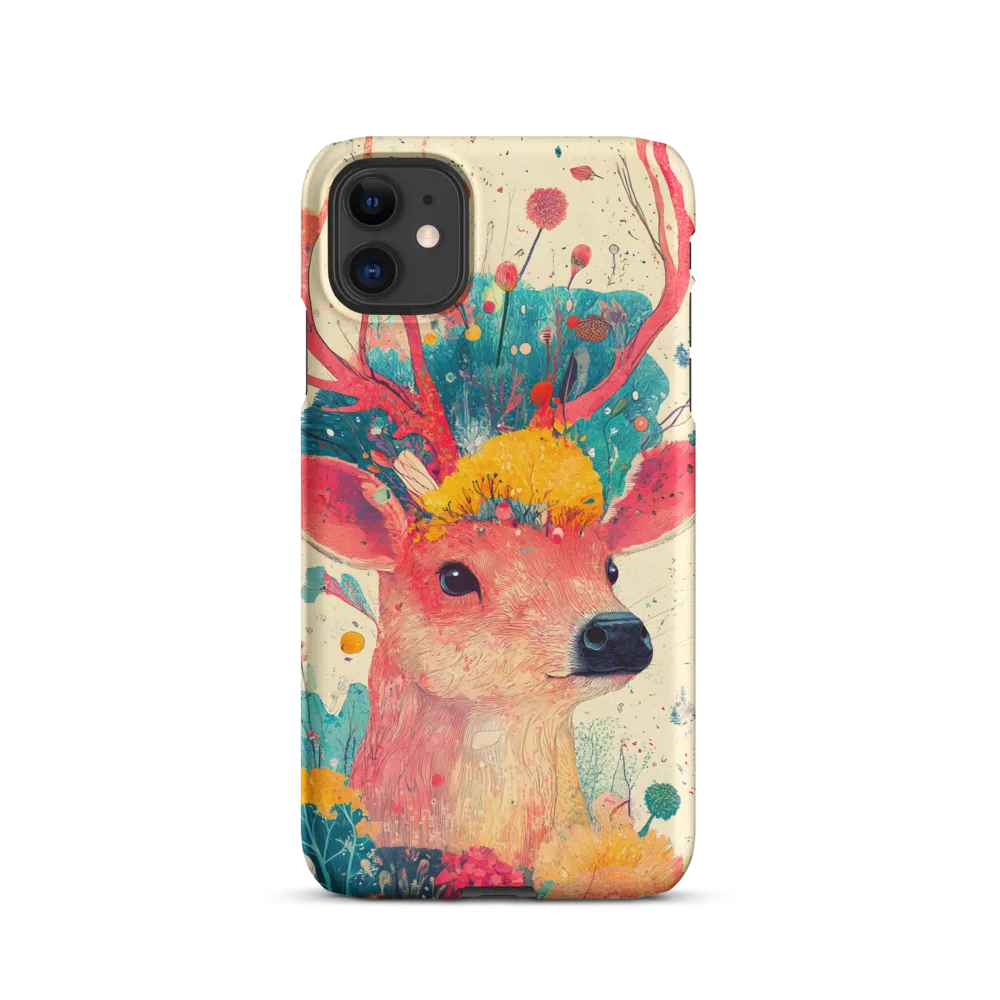 Whimsical Harmony: A Deer in Bloom