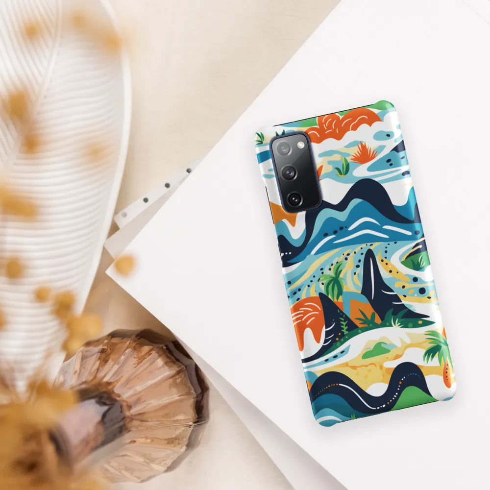 Abstract Tropical Landscape