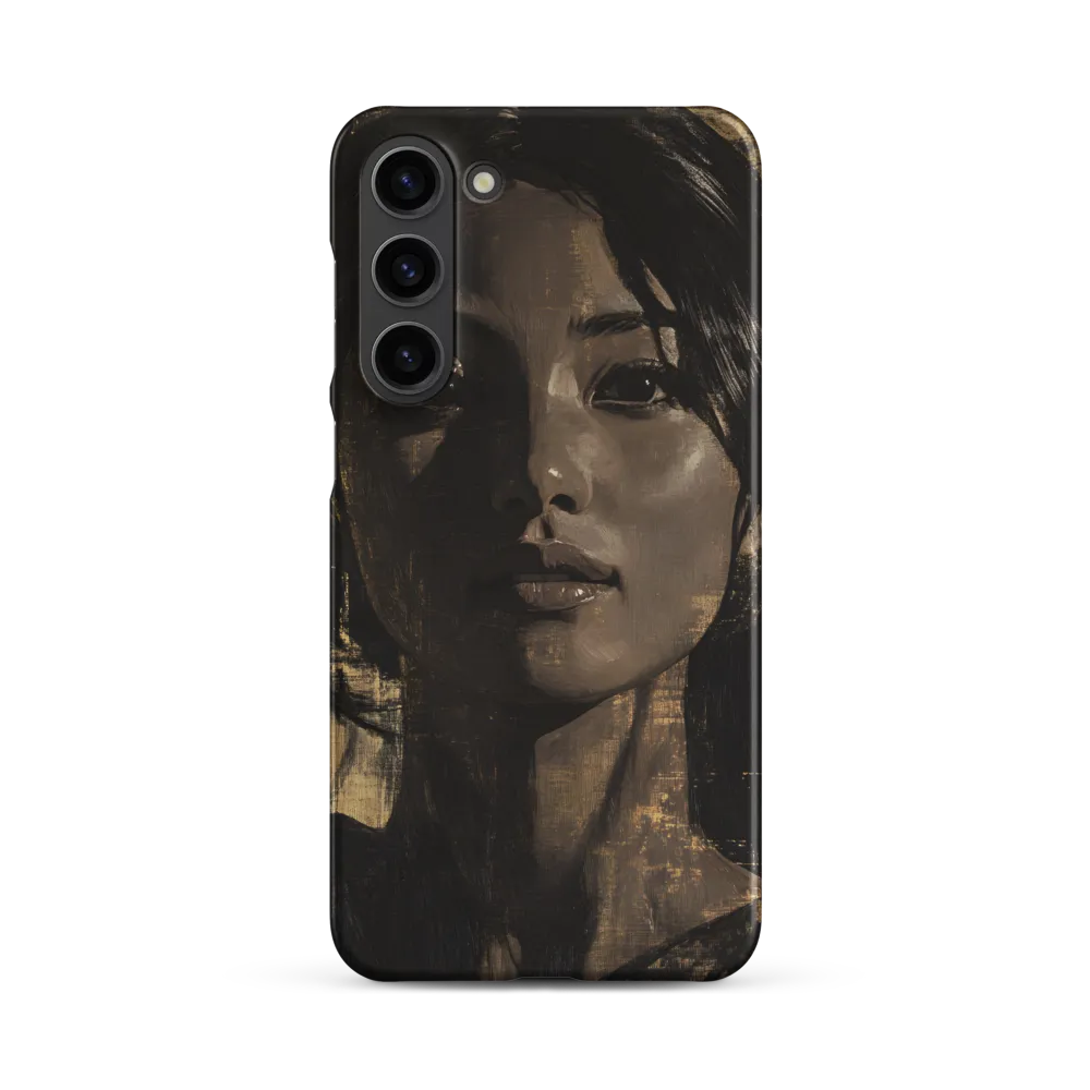 Golden Gaze: A Contemporary Portrait