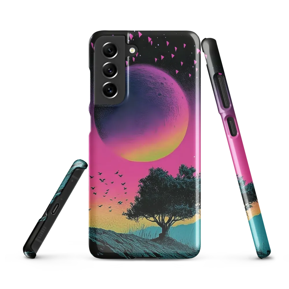 Dusk Under a Neon Moon
