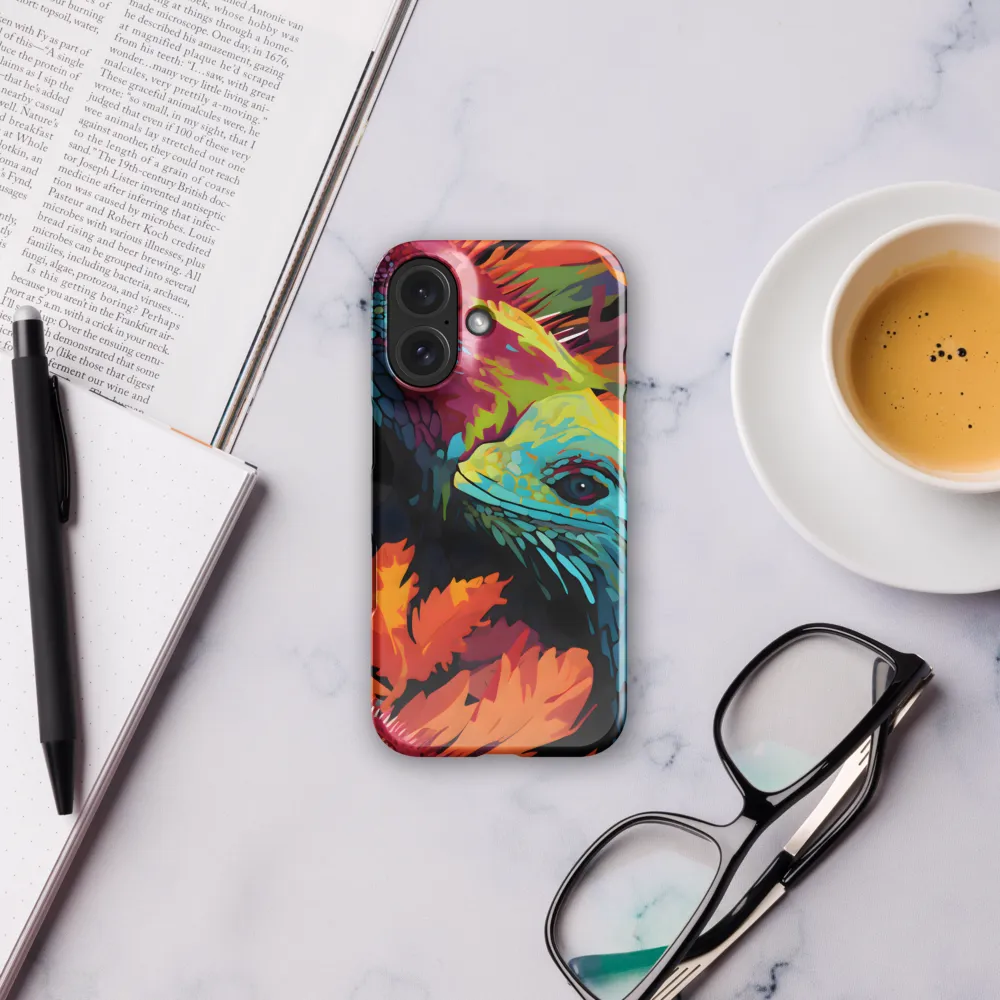 Vibrant Reptilian Harmony | Phone Case |  16 | Snap Case | Glossy