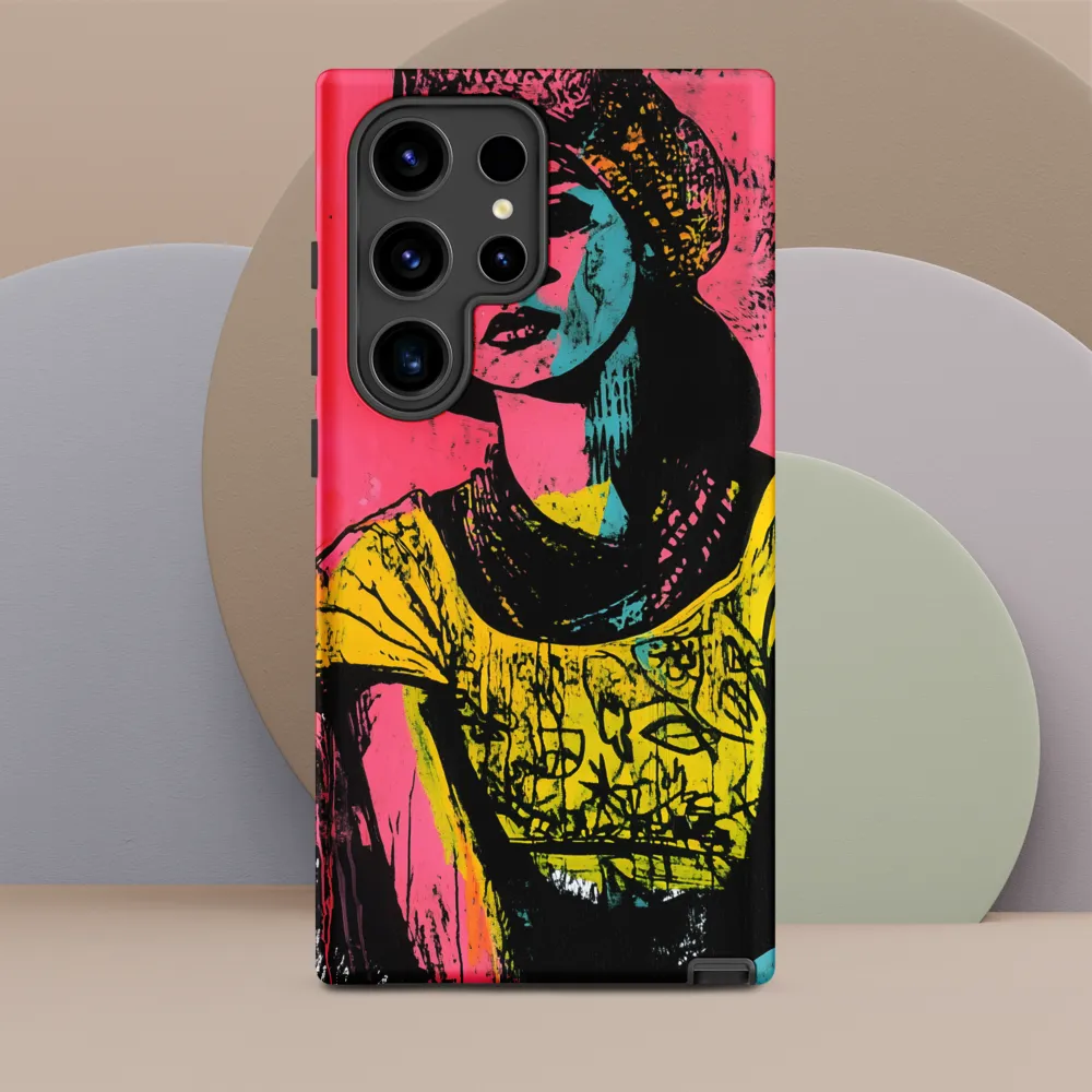 Urban Elegance: A Graffiti Portrait