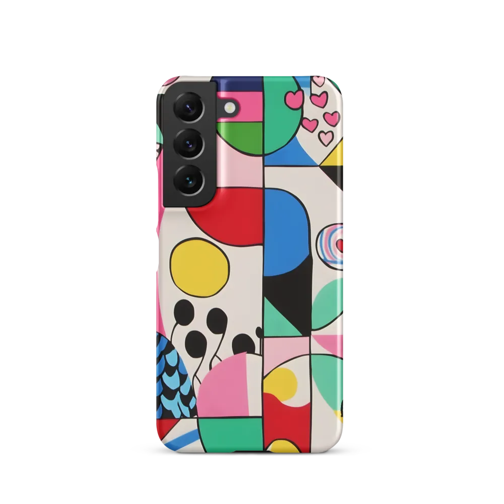 Dynamic Interplay of Shapes | Phone Case |  S22 | Snap Case | Matte