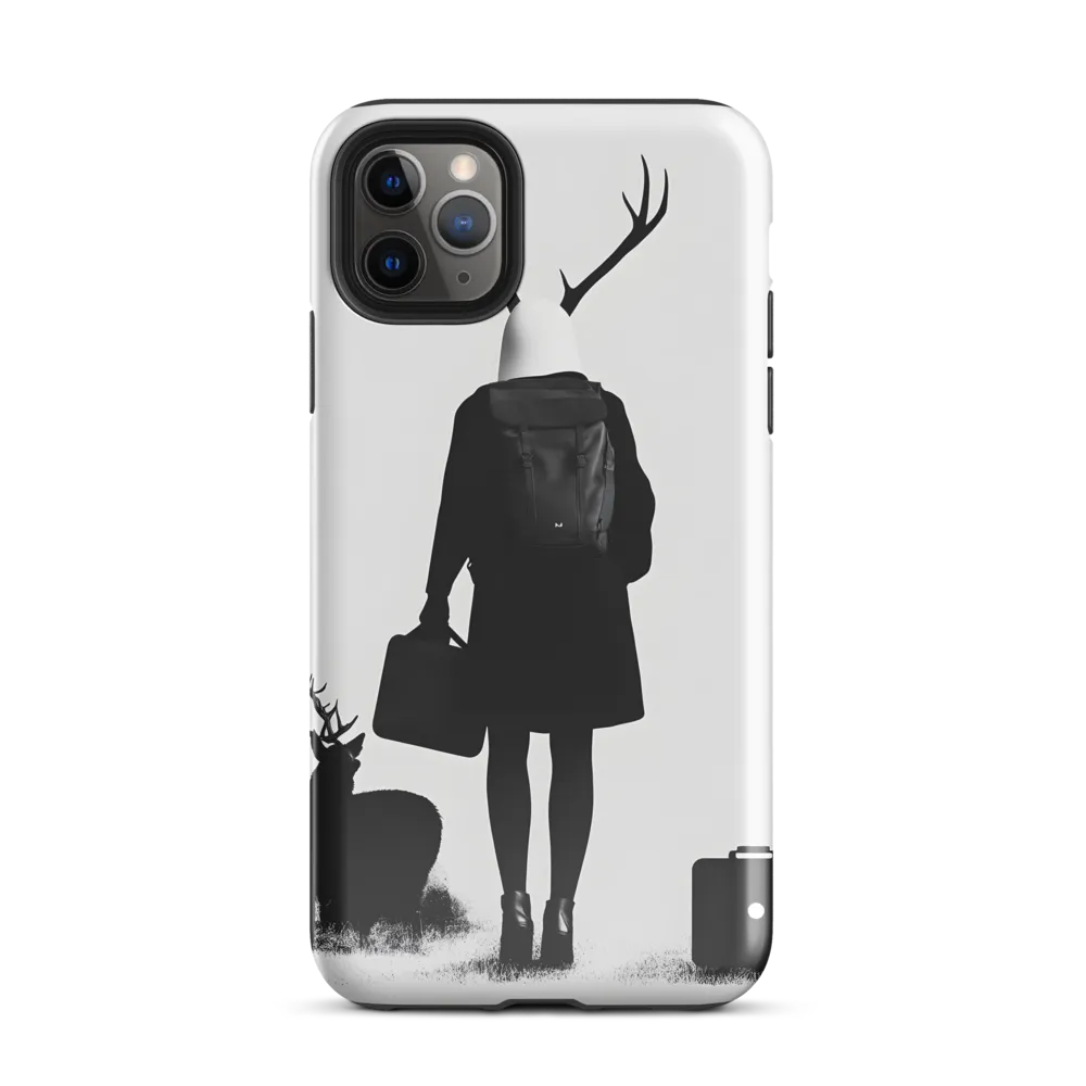 Antlered Reflections | Phone Case |  11 Pro Max | Tough Case | Glossy