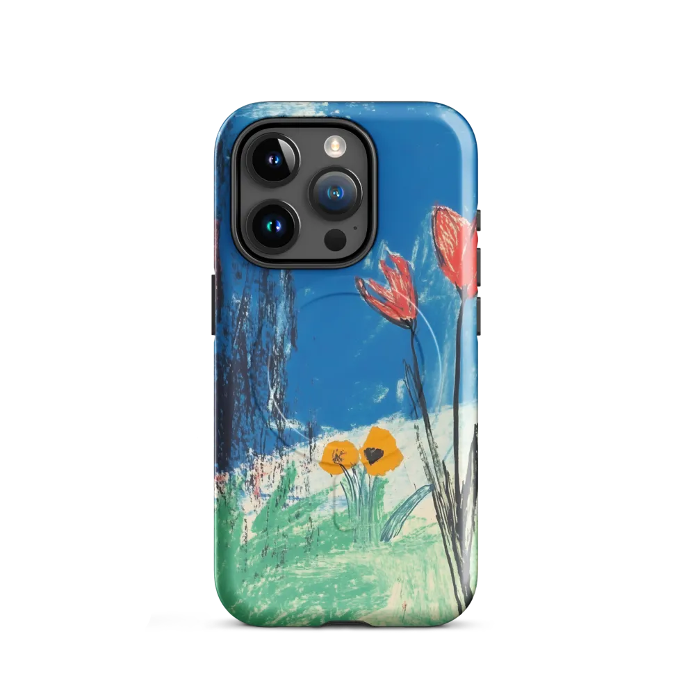Joyful Blossoms in Blue