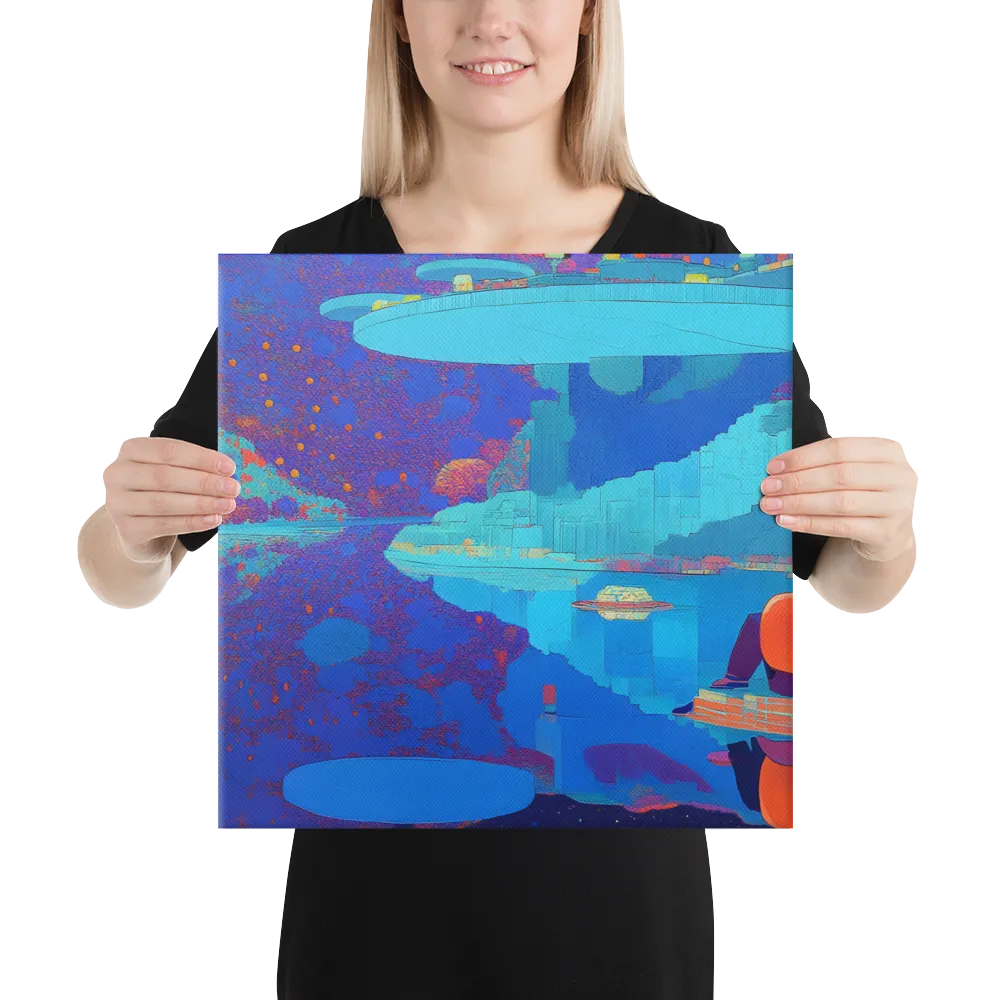 Reflections of Serenity | Canvas | 16″×16″