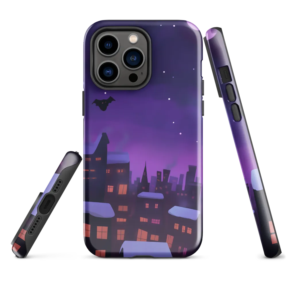 Mystical Night in the City | Phone Case |  14 Pro Max | Tough Case | Glossy