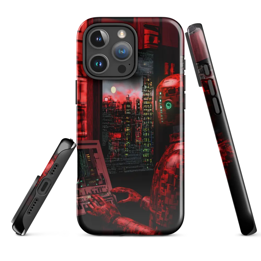 Crimson Sentinel at the Control Window