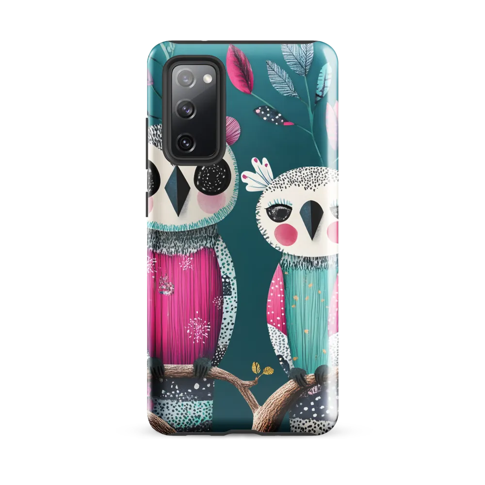 Whimsical Duo: A Celebration of Nature and Color