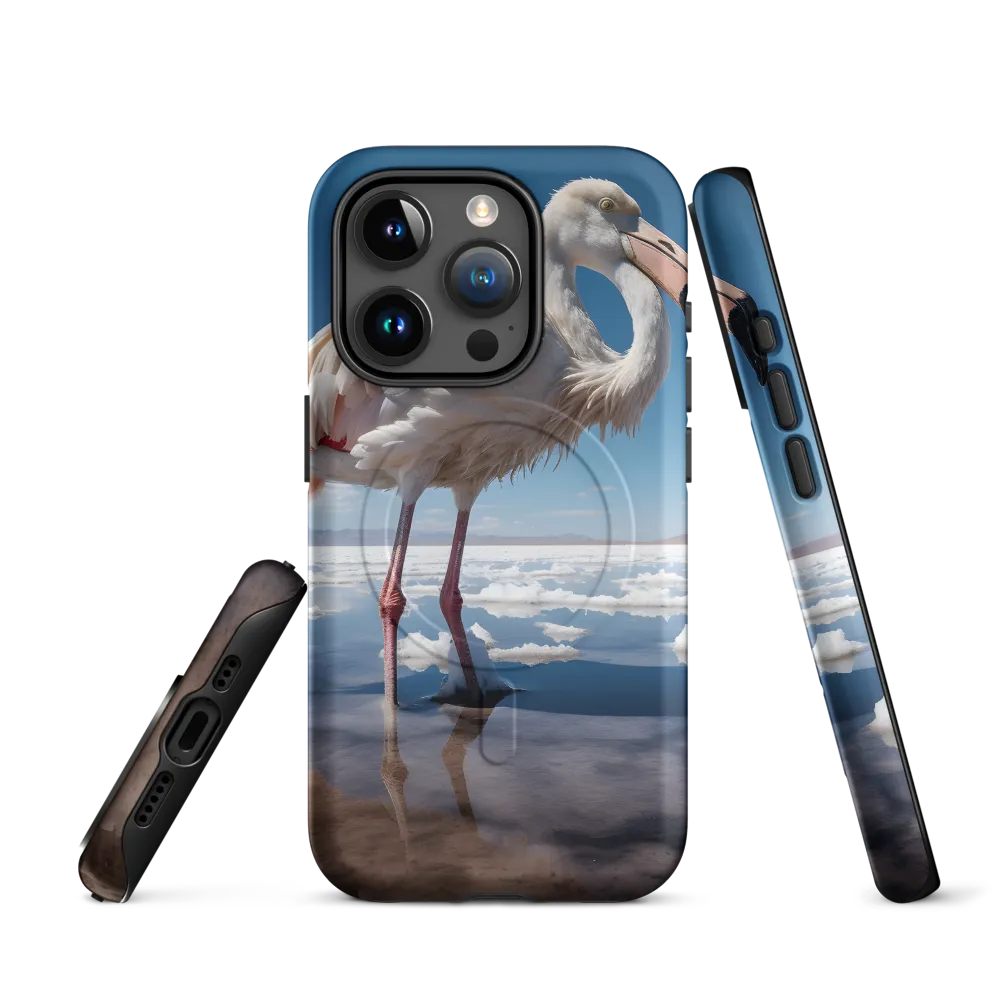 Graceful Solitude of a Flamingo