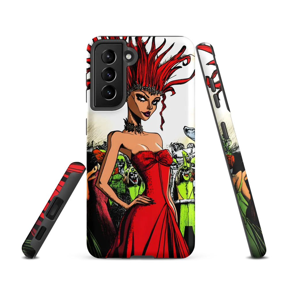 Fiery Elegance: A Fashion Statement