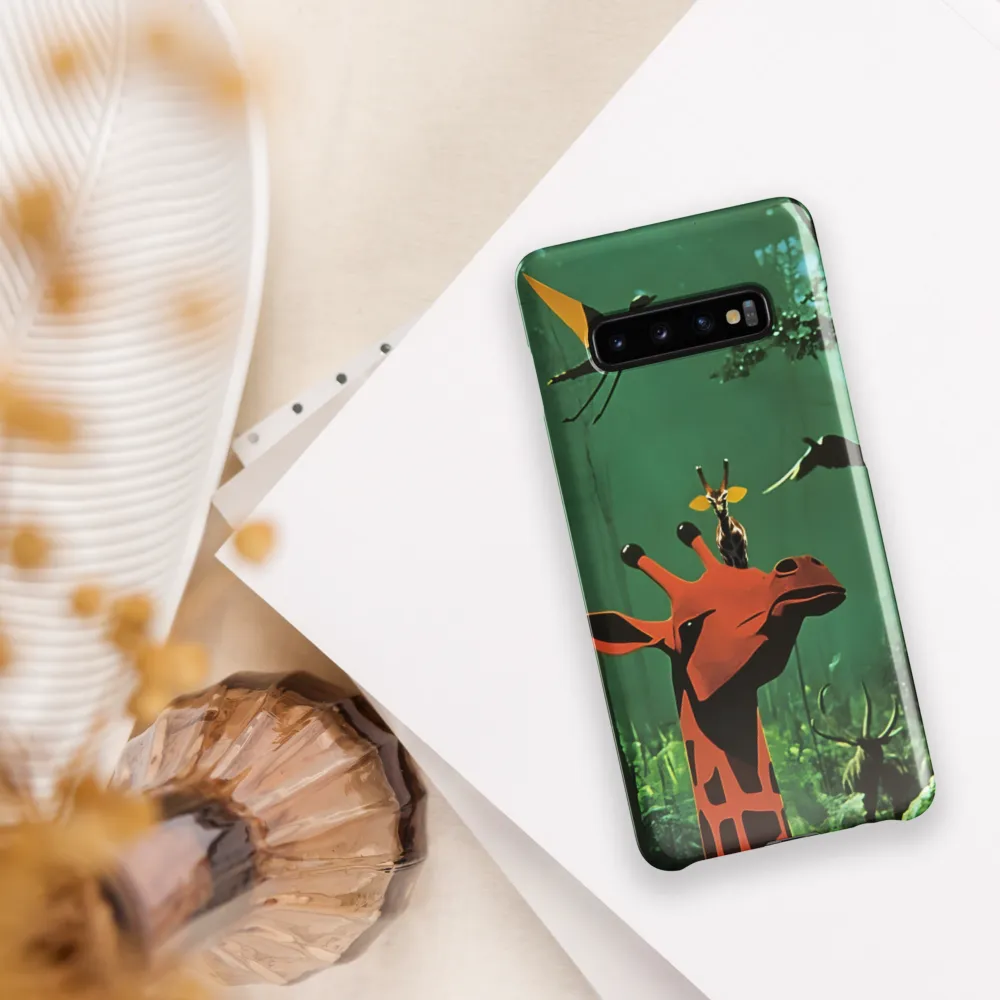 The Dreamscape of A Giraffe | Phone Case |  S10 Plus | Snap Case | Glossy