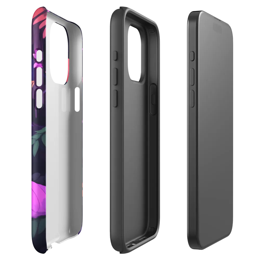 Tropical Parrot Playground | Phone Case |  15 Pro Max | Tough Case | Matte