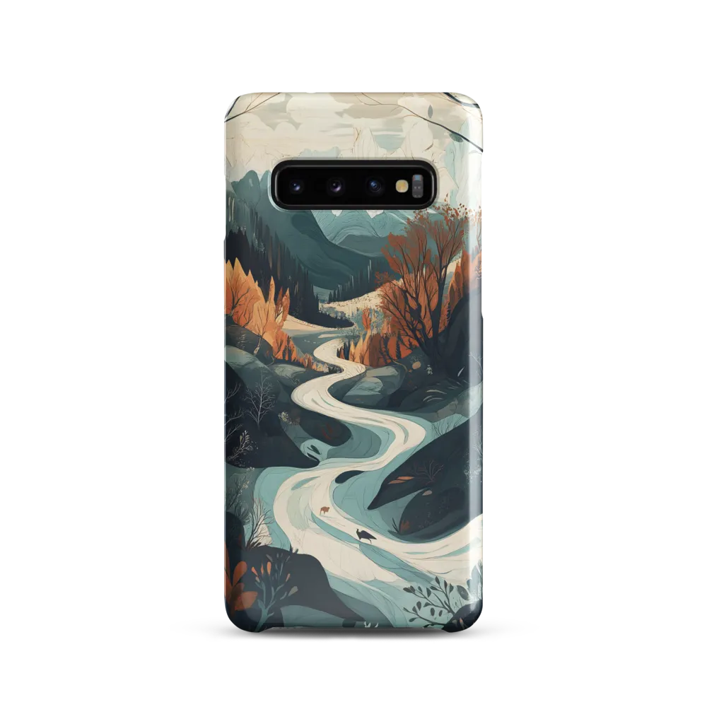 Winding Serenity: A Digital Landscape