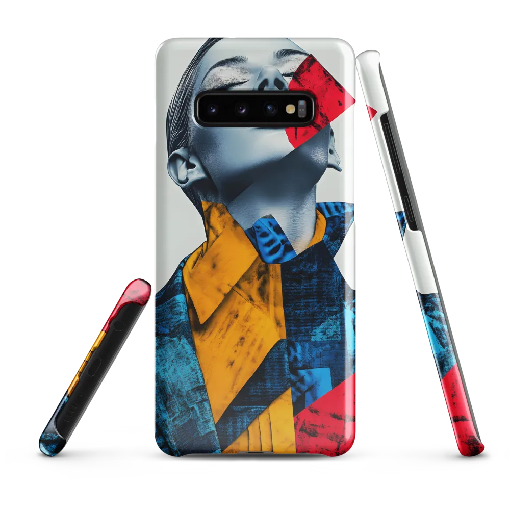 Fragmented Confidence: A Surreal Fashion Portrait | Phone Case |  S10 Plus | Snap Case | Glossy