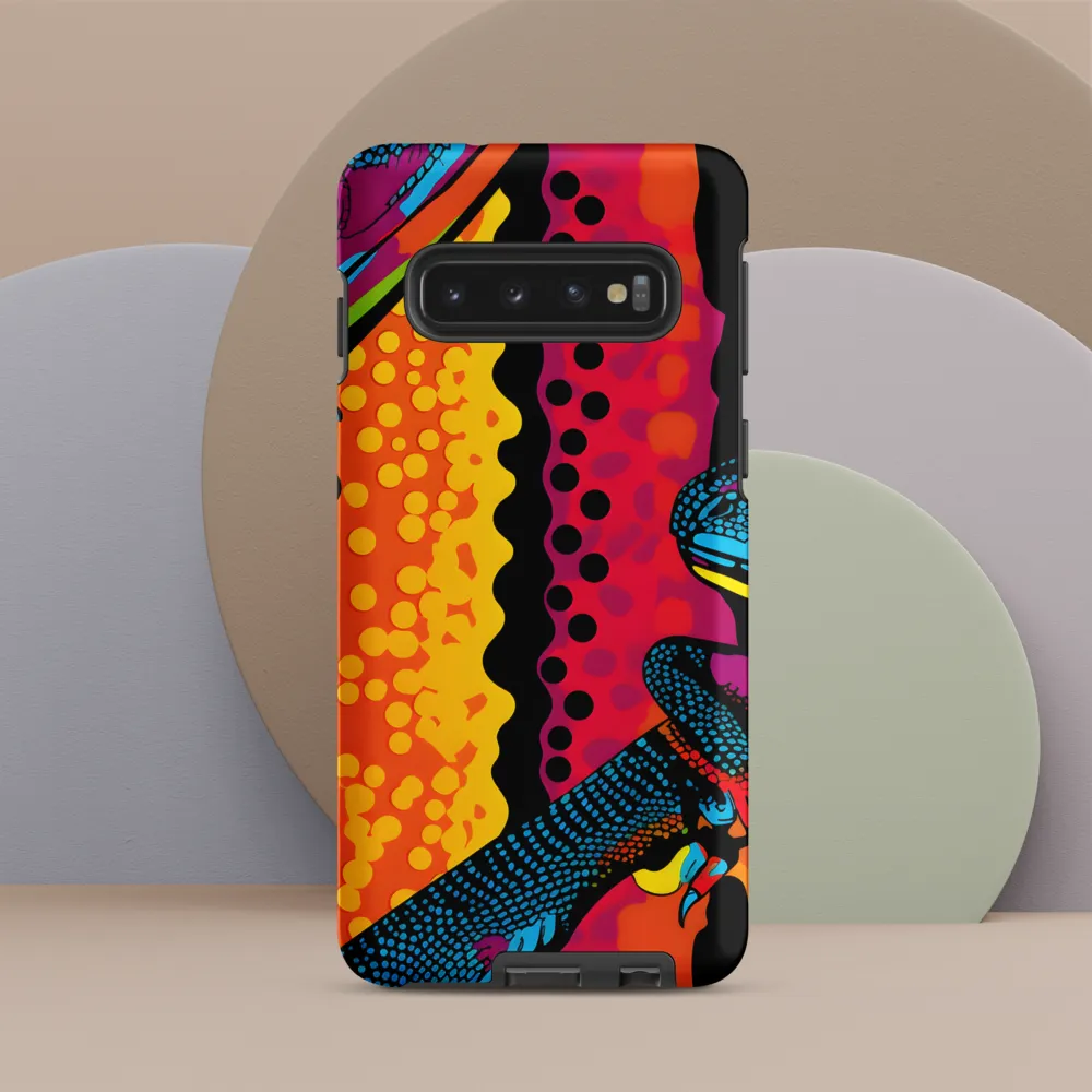 Colorful Encounters: The Playful Geckos