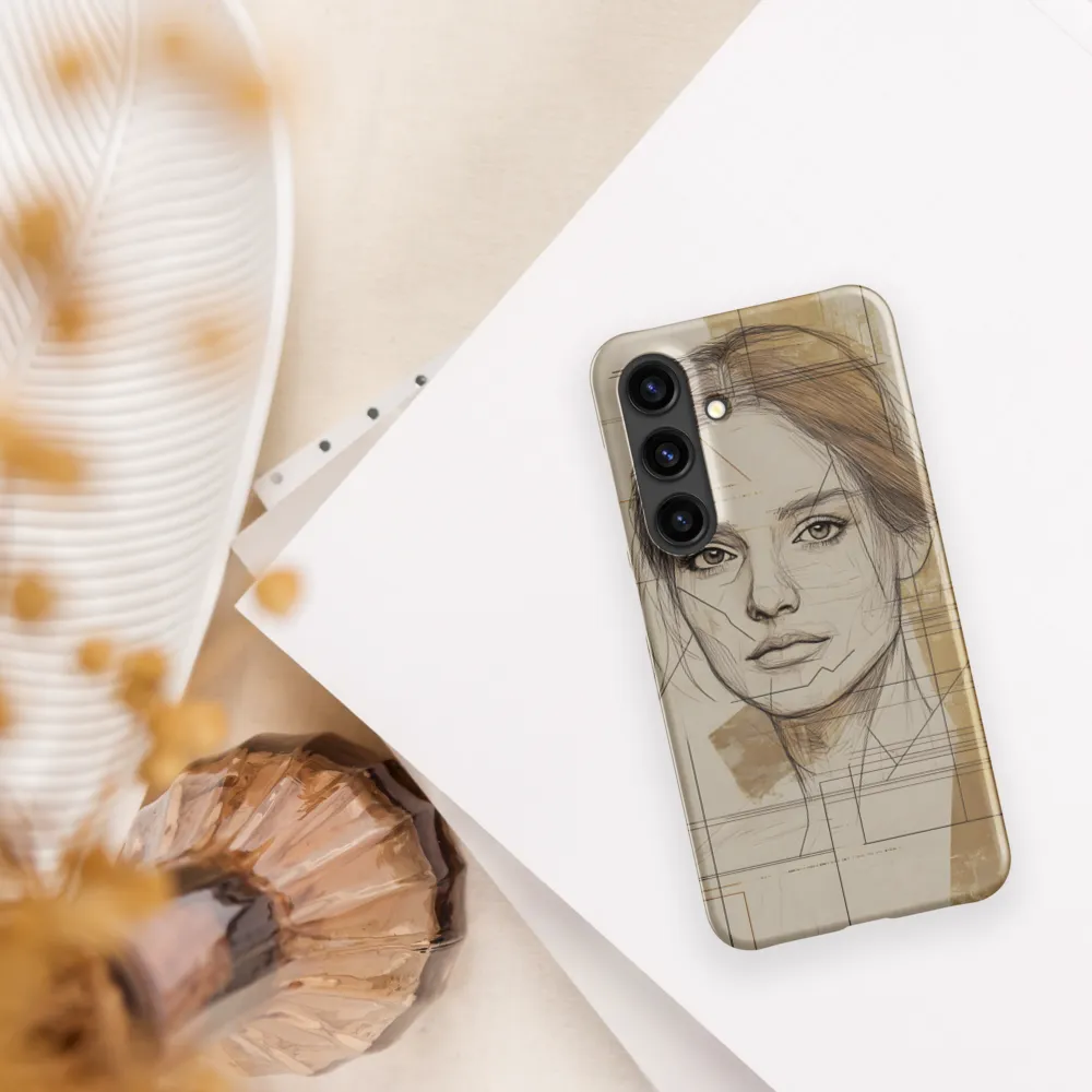 Geometric Elegance: A Modern Portrait