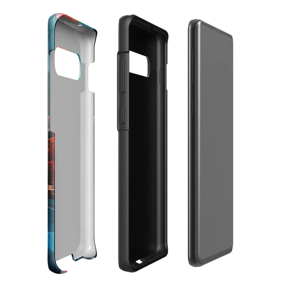 Urban Symphony: A Surreal Encounter | Phone Case |  S10 Plus | Tough Case | Glossy