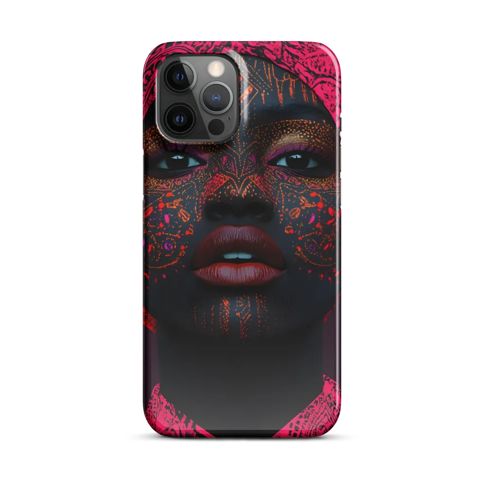 Neon Adornments: A Portrait of Cultural Expression