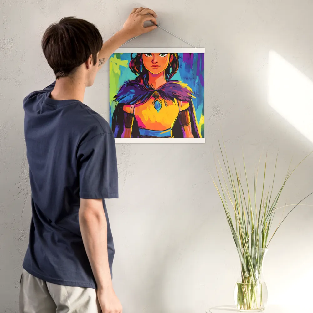 Guardian of Colors | Poster With White Wood Hanger | 16″×16″