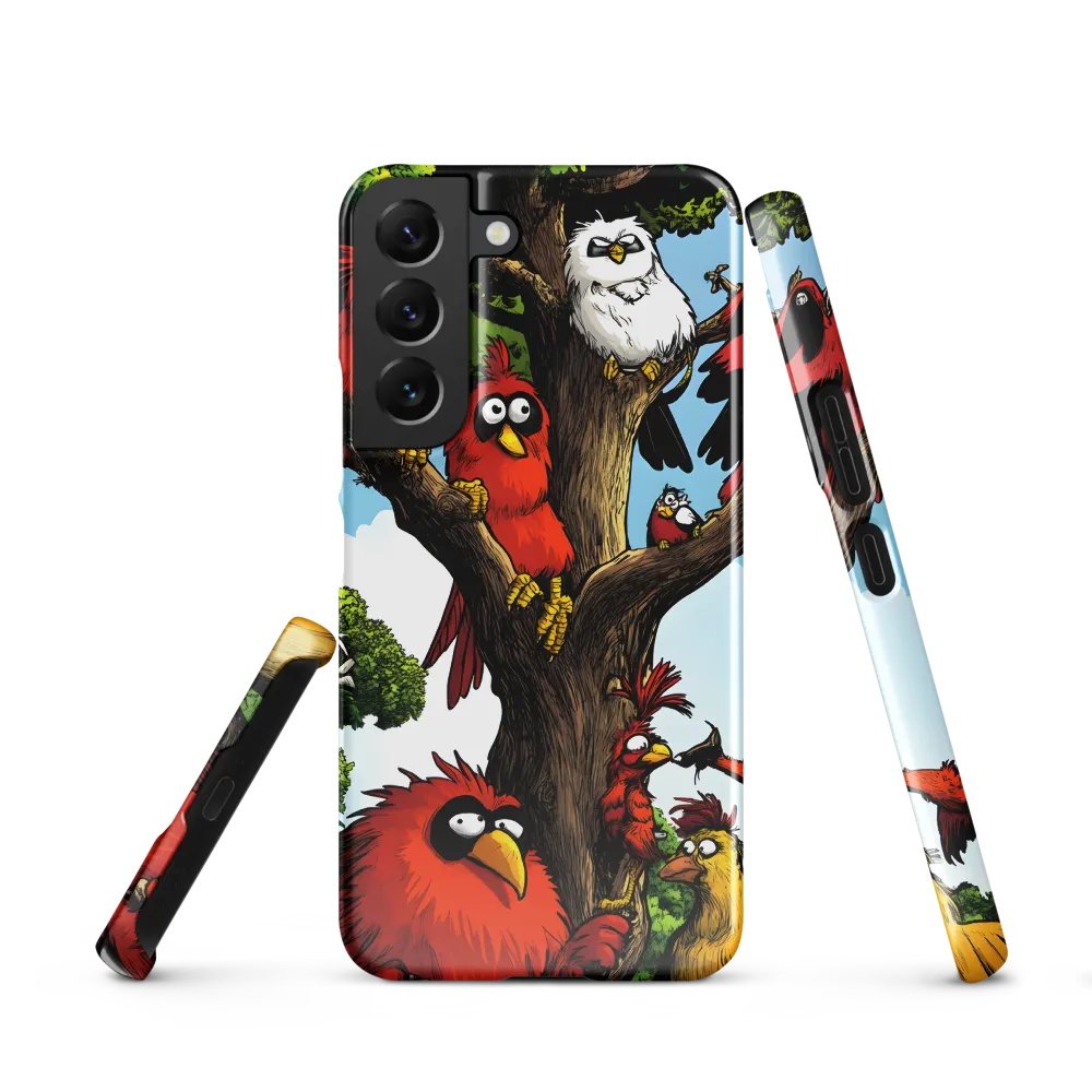 Whimsical Avian Gathering