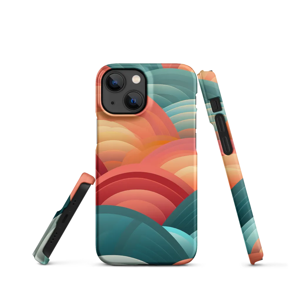 Rhythms of the Waves | Phone Case |  13 Mini | Snap Case | Matte