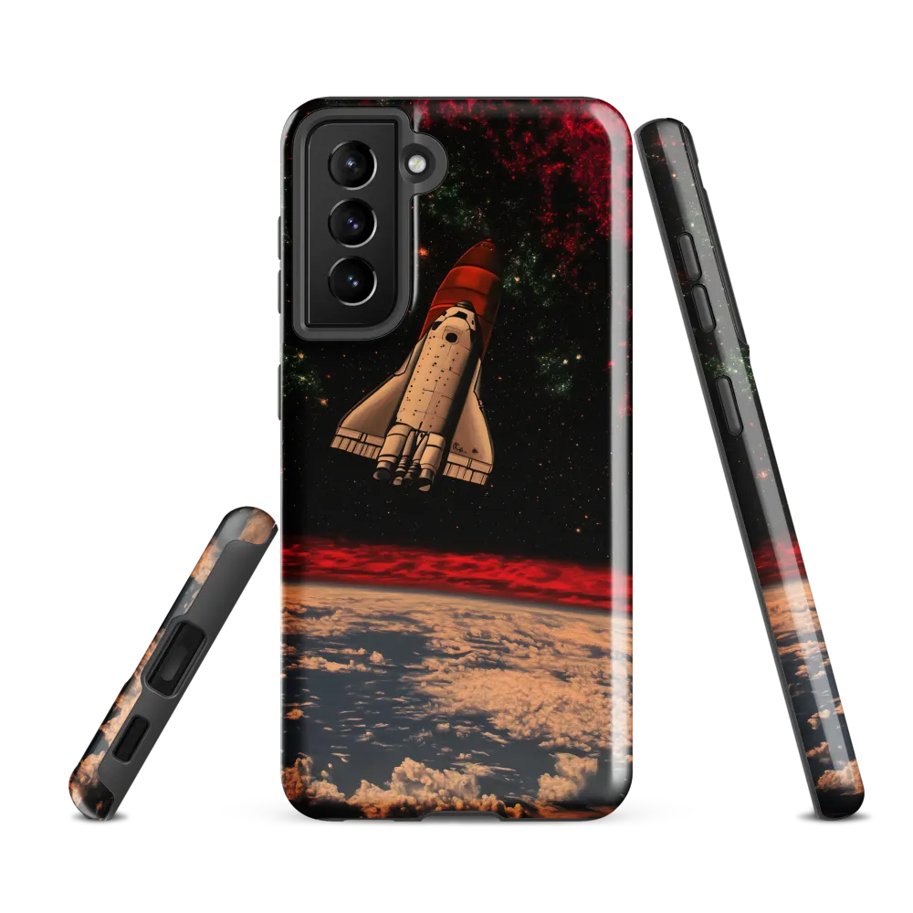 Ascent to the Cosmos | Phone Case |  S21 FE | Tough Case | Glossy