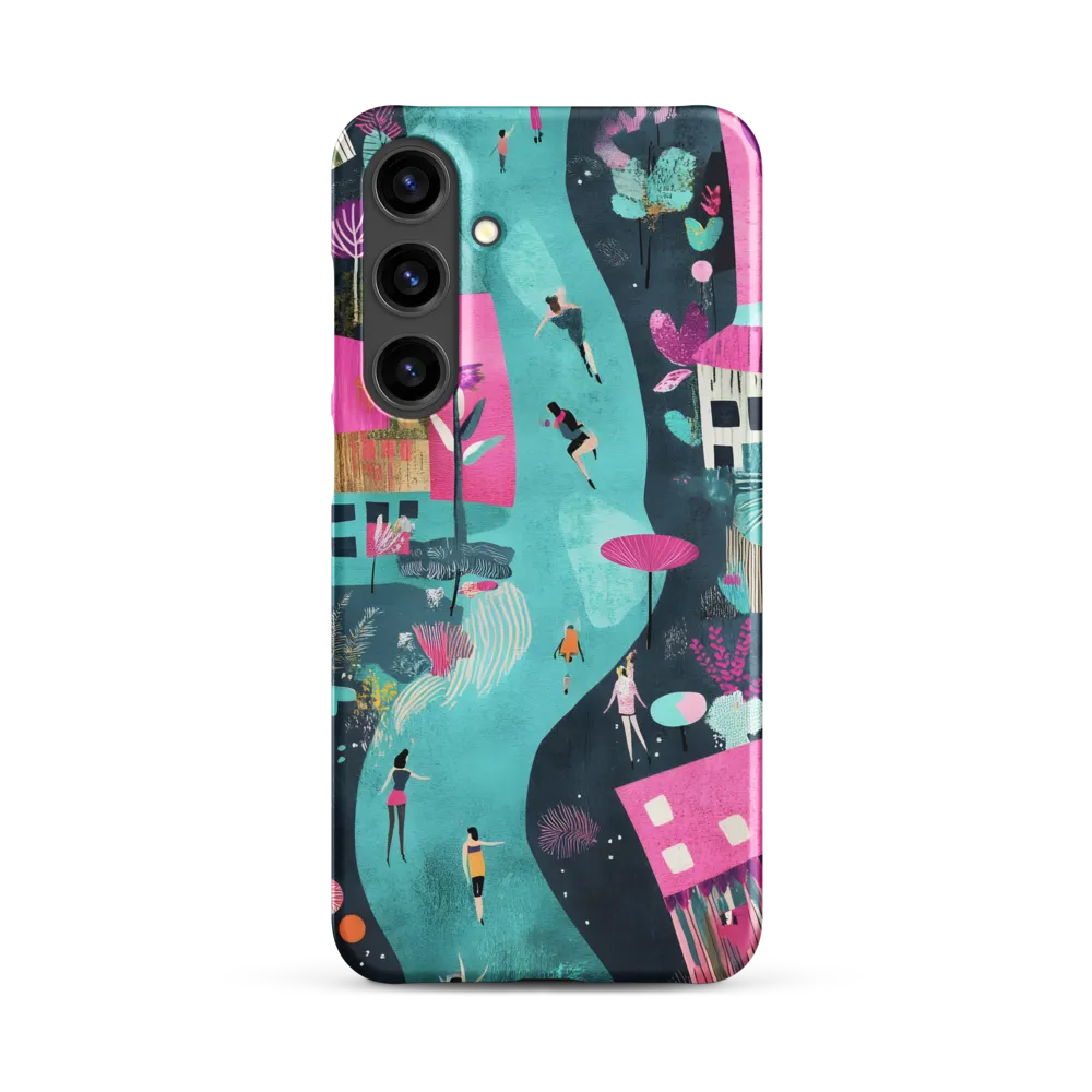 Whimsical Journey Through a Vibrant Landscape | Phone Case |  S24 Plus | Snap Case | Matte
