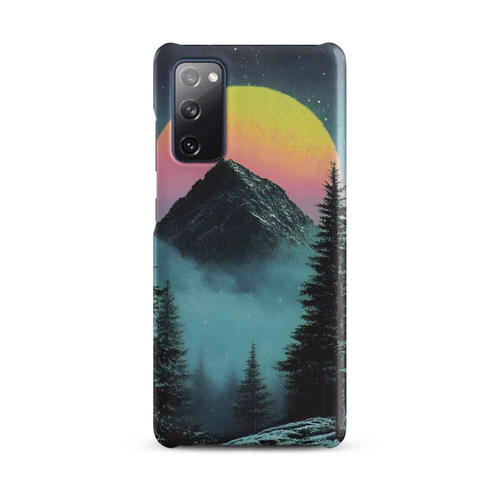 Ethereal Peaks Under Celestial Lights
