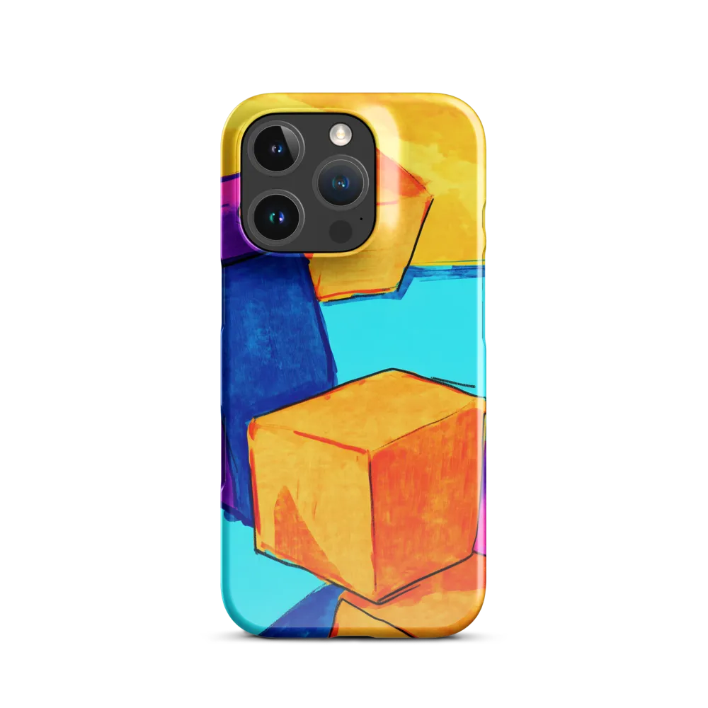 Playful Cubes in Vibrant Harmony | Phone Case |  16 Pro | Snap Case | Glossy