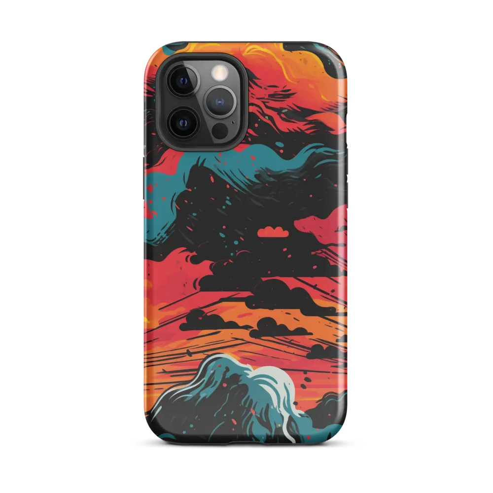 Ethereal Twilight: A Dramatic Landscape in Motion