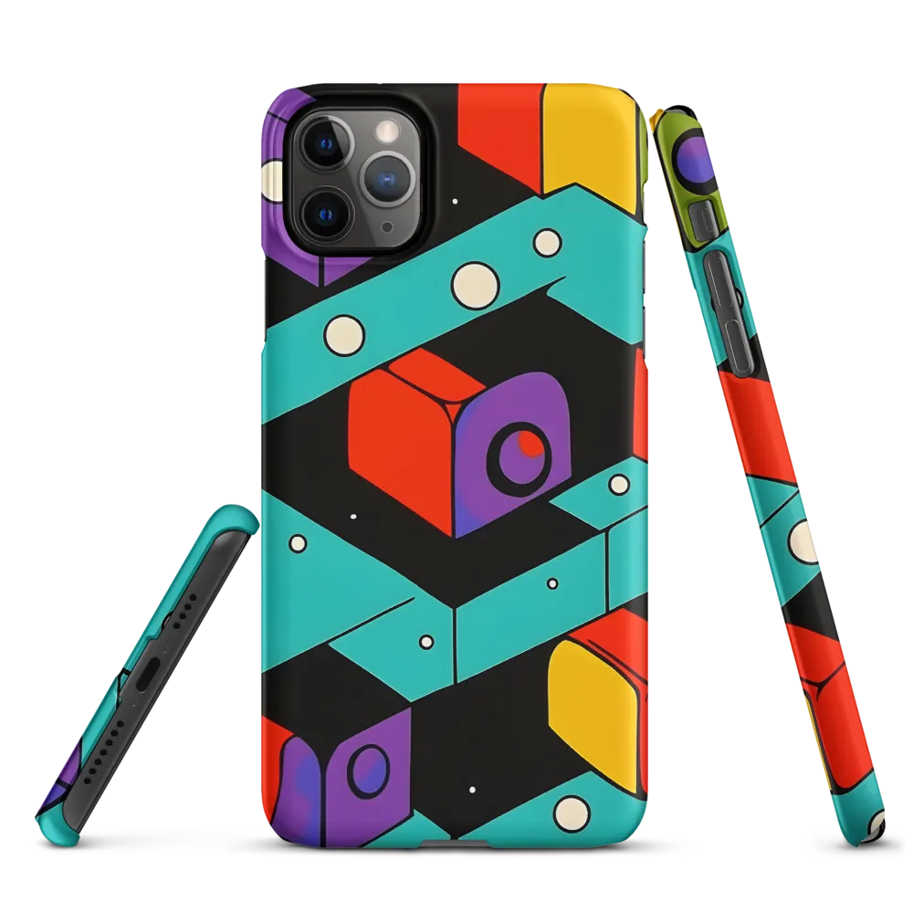 Vibrant Geometric Harmony | Phone Case |  11 Pro Max | Snap Case | Matte