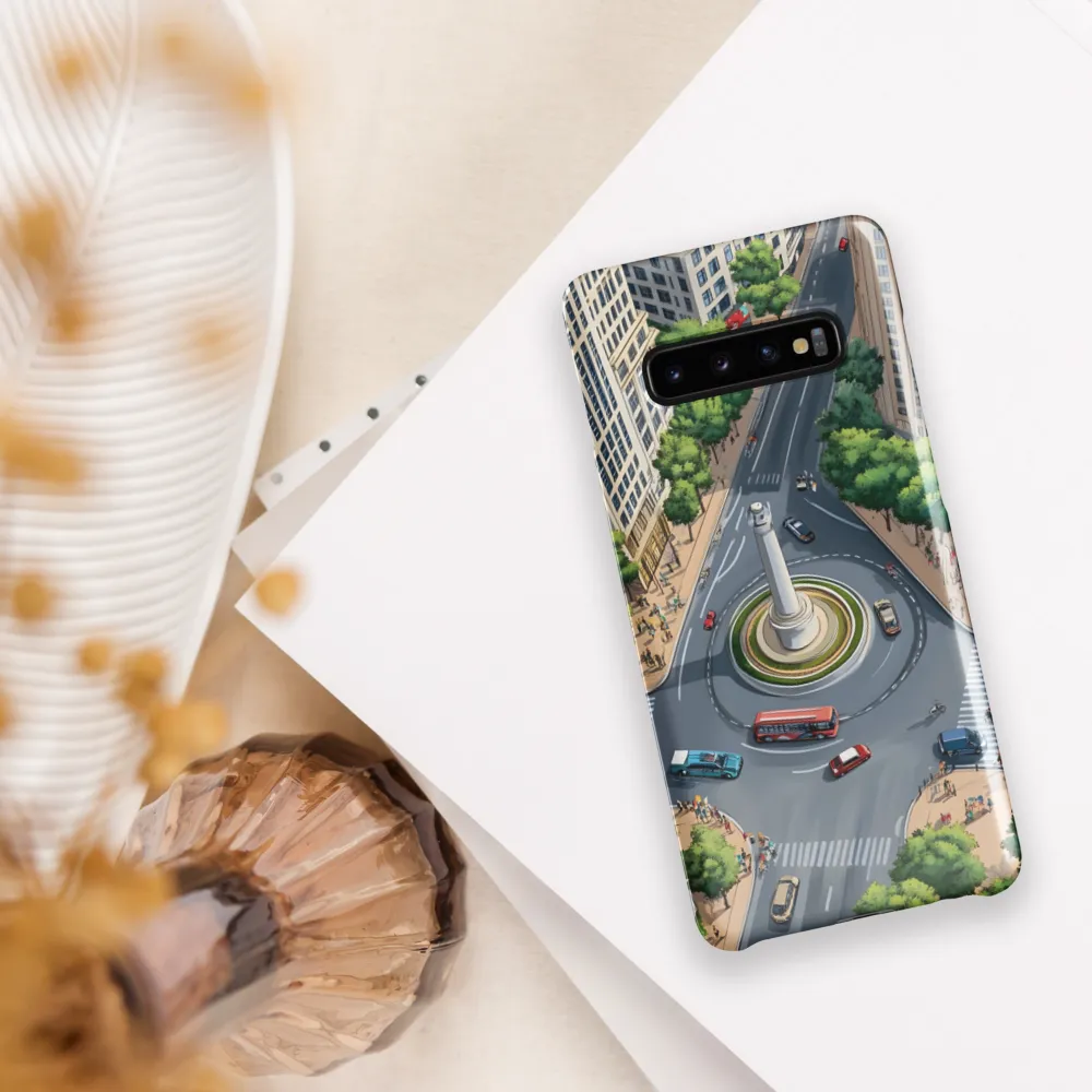 Urban Harmony: A City in Motion | Phone Case |  S10 Plus | Snap Case | Glossy