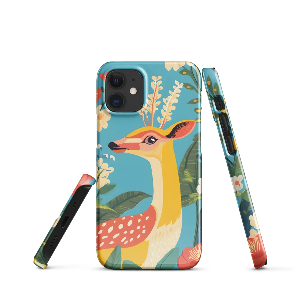 Serene Majesty: A Vibrant Deer Amidst Flora
