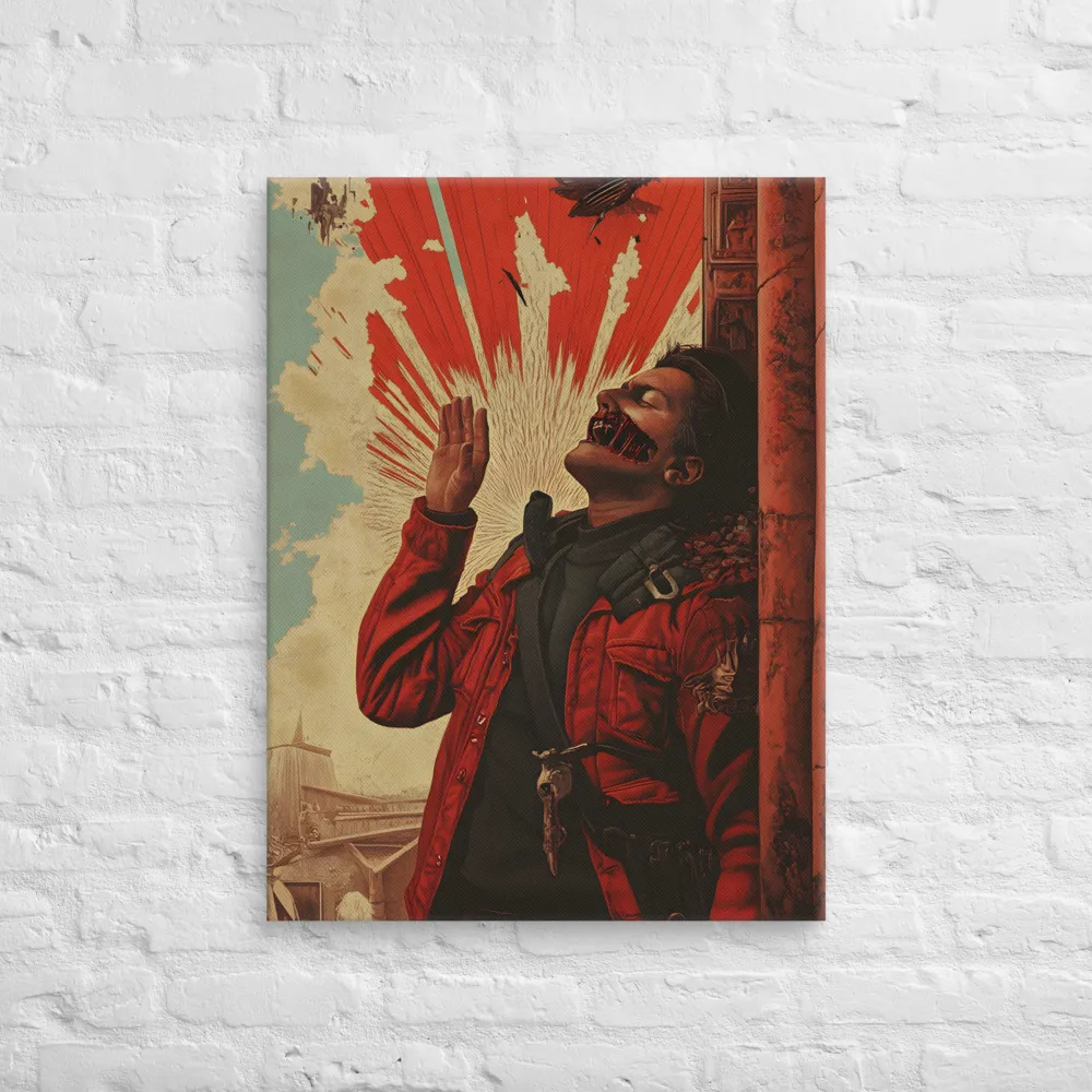 Defiant Echoes of Ruin | Canvas | 24″×32″