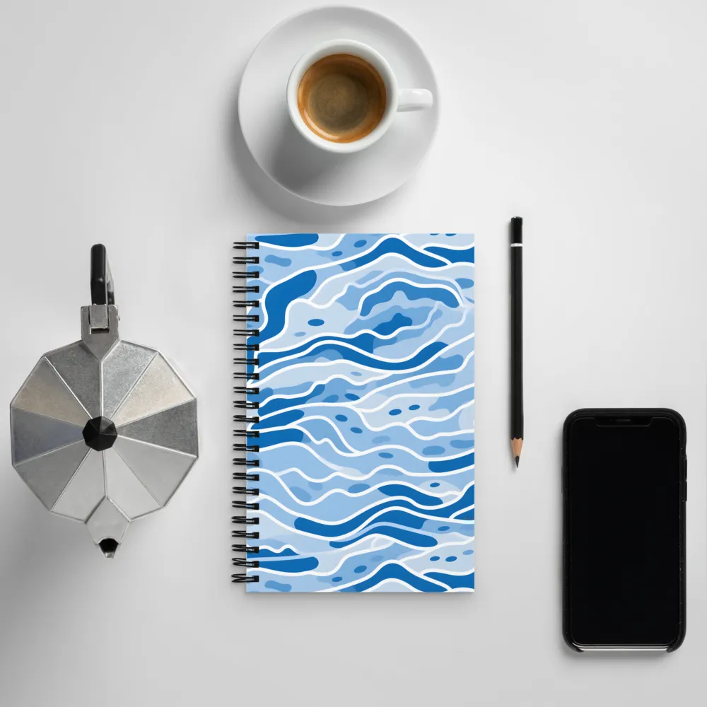 Fluid Harmony | Spiral Notebook