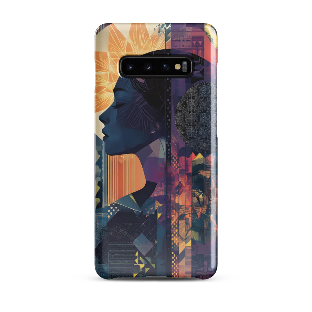 Whispers of Nature: A Modern Profile | Phone Case |  S10 Plus | Snap Case | Glossy