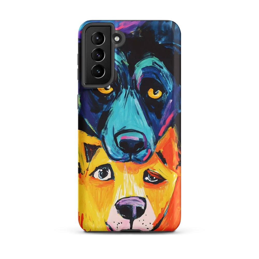 Vibrant Companions: An Expression of Canine Spirit
