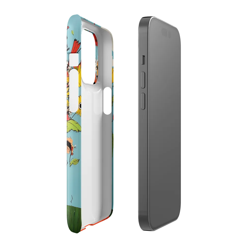 Whimsical Bloom | Phone Case |  14 Pro | Snap Case | Glossy
