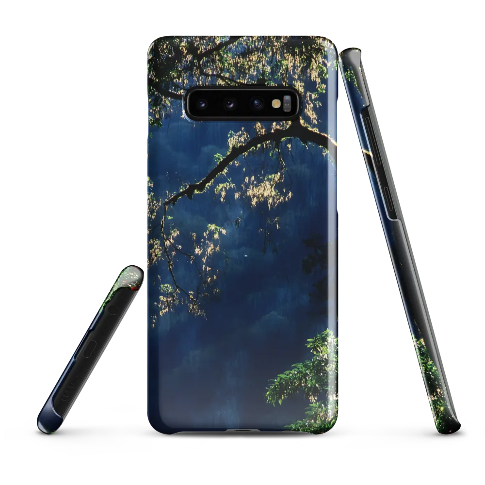 Whispers of Nature: The Silhouette of Serenity | Phone Case |  S10 Plus | Snap Case | Glossy