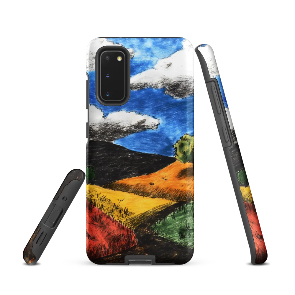 Path Through Colored Hills