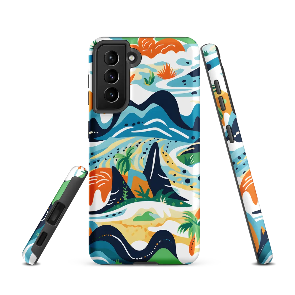 Abstract Tropical Landscape