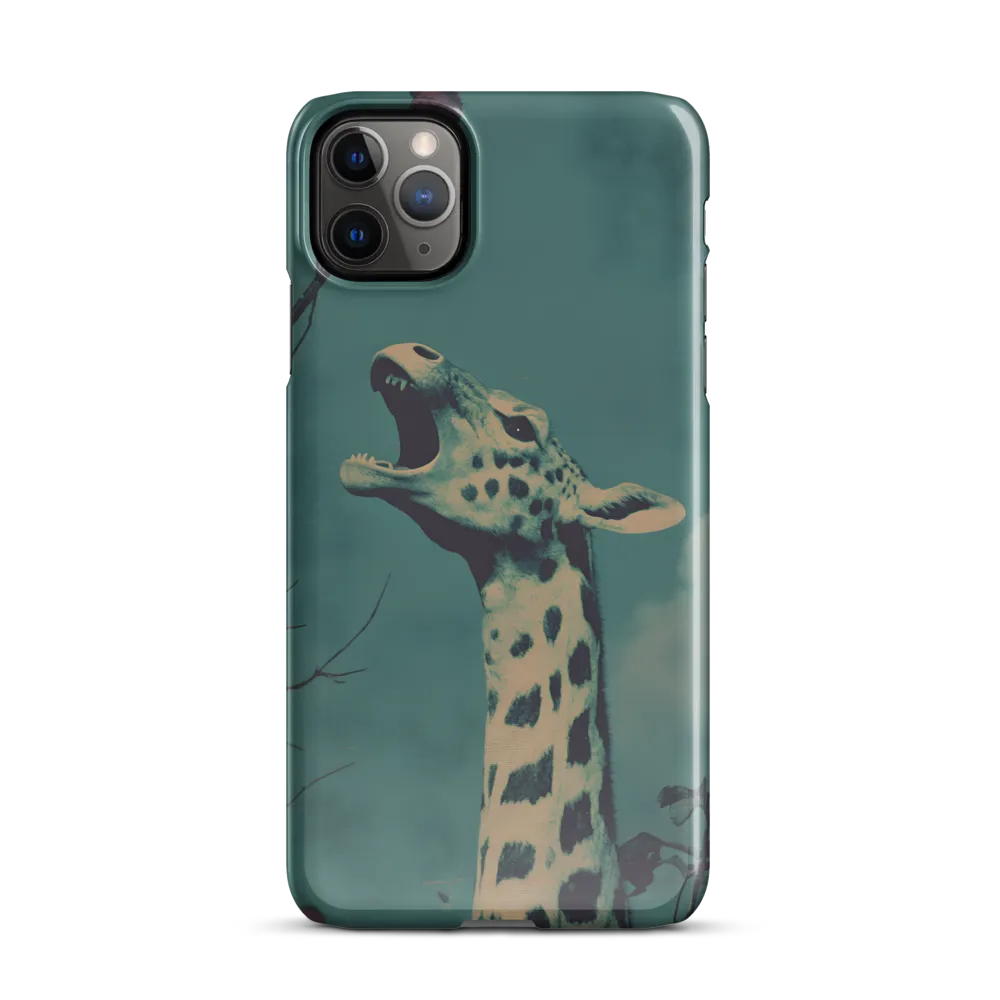 Whispers of the Tall: A Surreal Giraffe Encounter | Phone Case |  11 Pro Max | Snap Case | Glossy