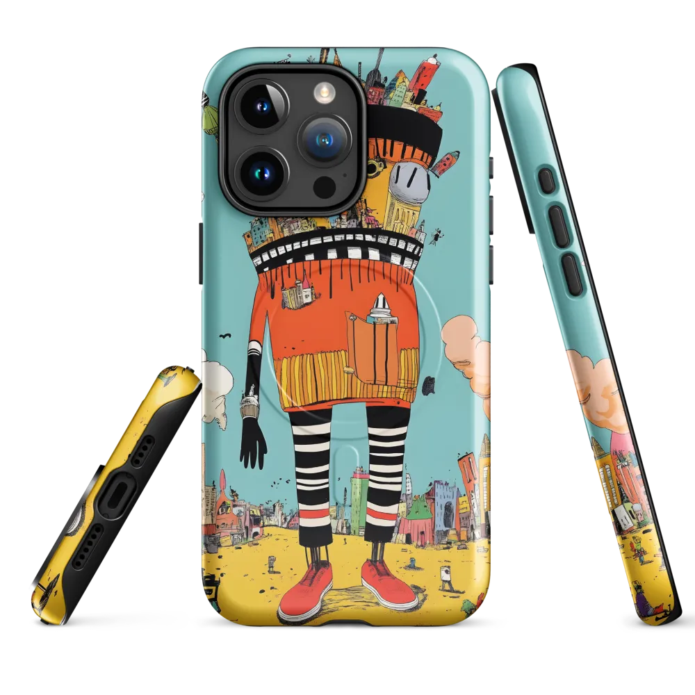 Urban Fantasia: A Whimsical Encounter | Phone Case |  15 Pro Max | MagSafe® Tough Case | Glossy