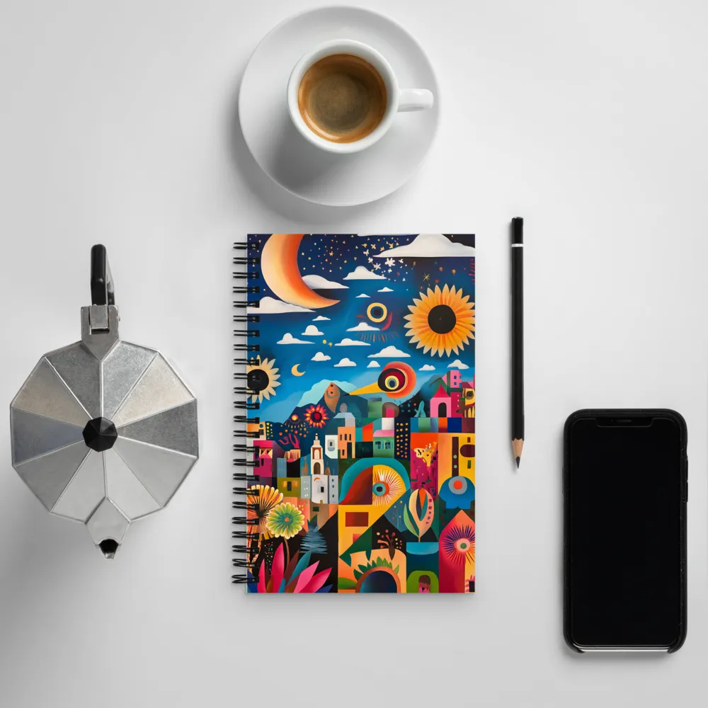 Whimsical Vibrance | Spiral Notebook