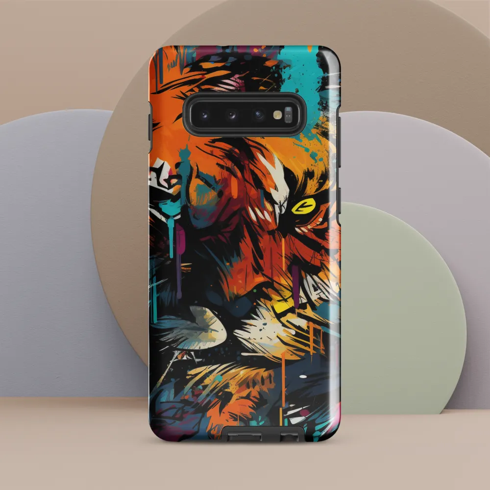 Fierce Majesty: The Lion's Roar | Phone Case |  S10 Plus | Tough Case | Glossy