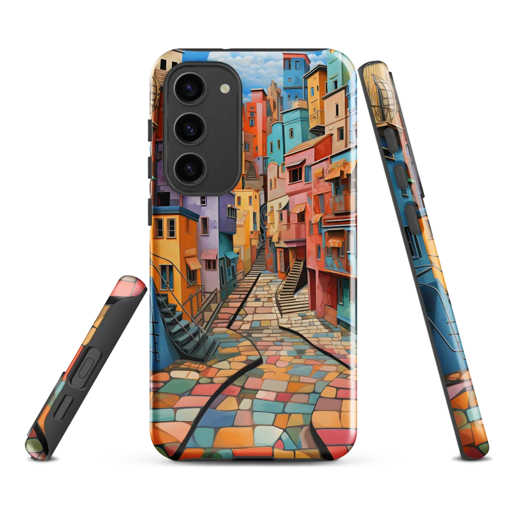 Vibrant Cityscape: A Kaleidoscope of Colors
