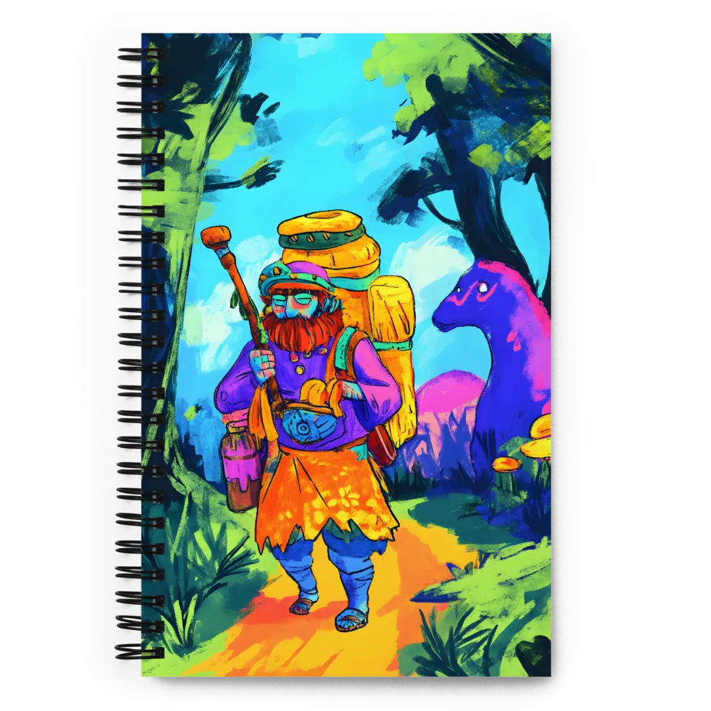 Journey Through a Whimsical Forest | Spiral Notebook