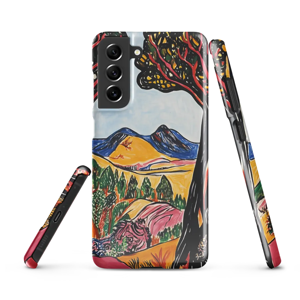 Vibrant Nature's Embrace | Phone Case |  S21 FE | Snap Case | Glossy